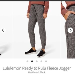 NWOT Lululemon Ready to Rulu Fleece Jogger sz 6
